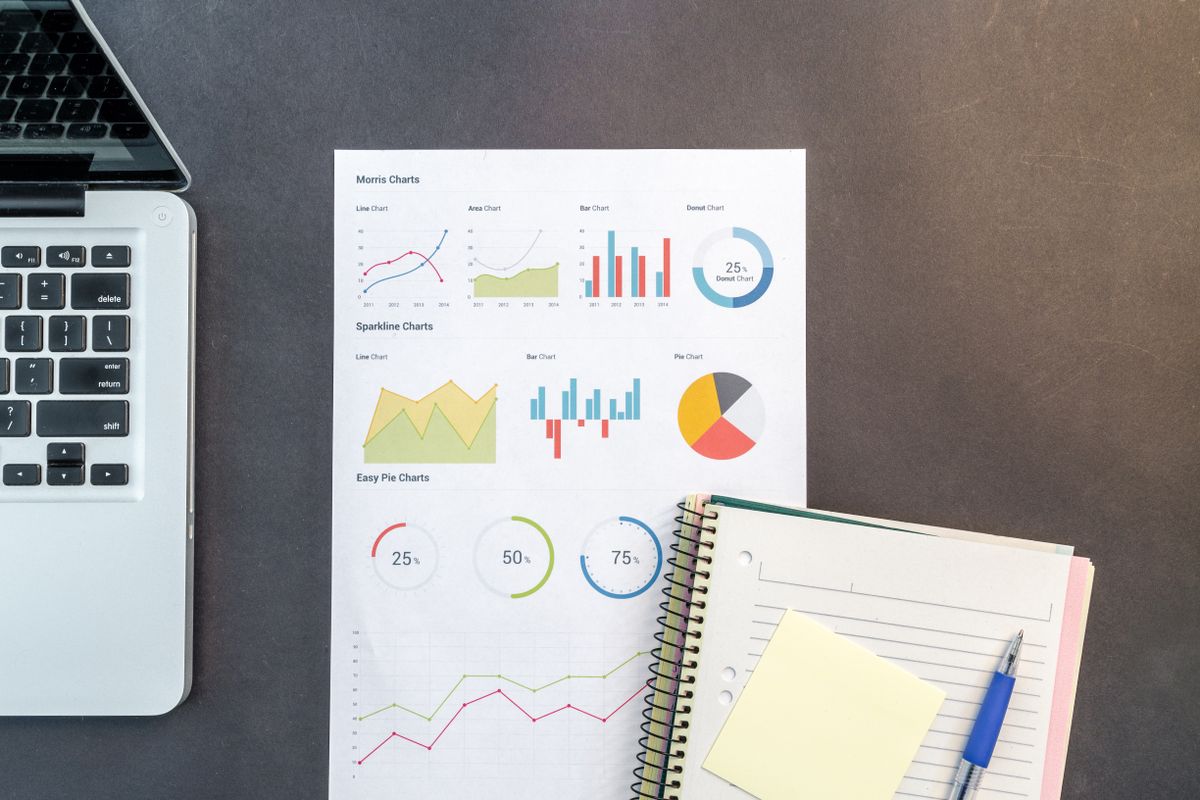 Charts and notes laid out for a property cash-flow estimate
